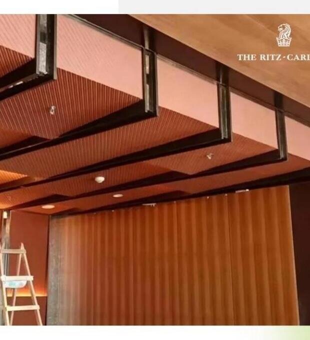 Ritz-Carlton Harbin bamboo texture